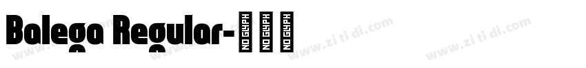 Balega Regular字体转换